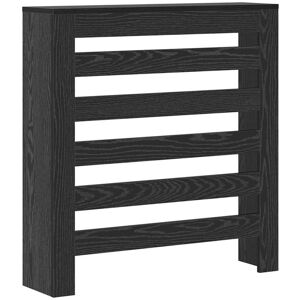 Radiator Cover Black Oak 78 x 20 x 82 cm vidaXL Radiator Cover Black Oak 78 x 20 x 82 cm vidaXL