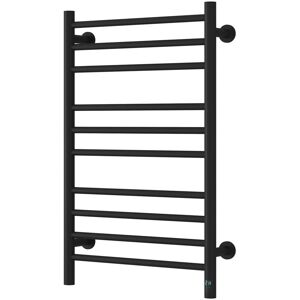 Reina - Arnage Dry Electric Heated Towel Rail 800mm h x 500mm w - Matt Black Reina - Arnage Dry Electric Heated Towel Rail 800mm h x 500mm w - Matt Black