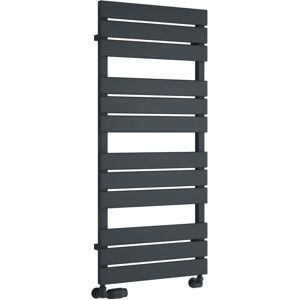 Reina - Avola Flat Panel Heated Towel Rail 1124mm h x 500mm w - Anthracite Reina - Avola Flat Panel Heated Towel Rail 1124mm h x 500mm w - Anthracite