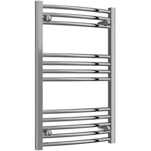 Reina - Capo Curved Heated Towel Rail 800mm h x 500mm w Chrome Reina - Capo Curved Heated Towel Rail 800mm h x 500mm w Chrome