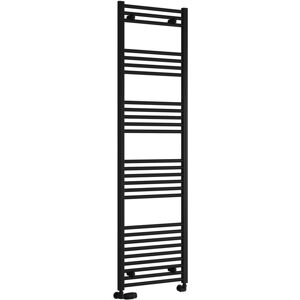 Reina - Capo Straight Heated Towel Rail 1800mm h x 400mm w - Black Reina - Capo Straight Heated Towel Rail 1800mm h x 400mm w - Black