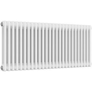 Reina - Colona 2 Column Horizontal Radiator 500mm h x 1190mm w - White Reina - Colona 2 Column Horizontal Radiator 500mm h x 1190mm w - White