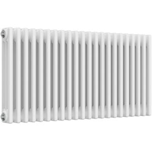 Reina - Colona 3 Column Horizontal Radiator 600mm h x 1010mm w - White Reina - Colona 3 Column Horizontal Radiator 600mm h x 1010mm w - White