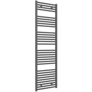 Reina - Diva Flat Heated Towel Rail 1800mm h x 500mm w Anthracite Reina - Diva Flat Heated Towel Rail 1800mm h x 500mm w Anthracite