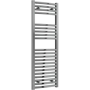 Reina - Diva Curved Heated Towel Rail 1200mm h x 400mm w Chrome Reina - Diva Curved Heated Towel Rail 1200mm h x 400mm w Chrome