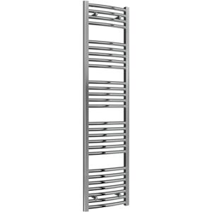 Reina - Diva Curved Heated Towel Rail 1600mm h x 400mm w Chrome Reina - Diva Curved Heated Towel Rail 1600mm h x 400mm w Chrome
