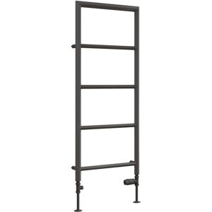 Reina - Dora Designer Heated Towel Rail 1200mm h x 500mm w - Anthracite Reina - Dora Designer Heated Towel Rail 1200mm h x 500mm w - Anthracite