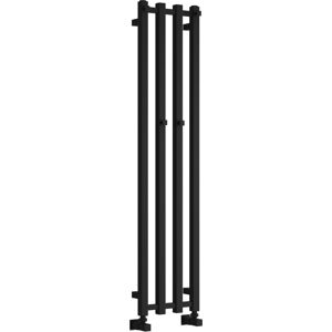 Reina - Todi Designer Heated Towel Rail 1200mm h x 260mm w - Black Reina - Todi Designer Heated Towel Rail 1200mm h x 260mm w - Black