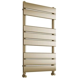 MANISSA Richmond Heated Towel Rail Flat Panel Brushed Brass 400mm W x 800mm H Bathroom Towel Radiator MANISSA Richmond Heated Towel Rail Flat Panel Brushed Brass 400mm W x 800mm H Bathroom Towel Radiator