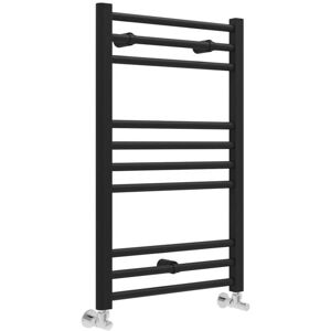 Signature - Paragon Straight Heated Towel Rail 800mm h x 500mm w - Matt Black Signature - Paragon Straight Heated Towel Rail 800mm h x 500mm w - Matt Black