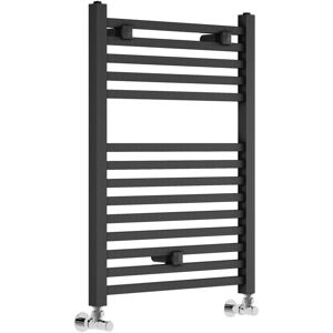 Signature - Premier Square Heated Towel Rail 690mm h x 500mm w - Anthracite Signature - Premier Square Heated Towel Rail 690mm h x 500mm w - Anthracite