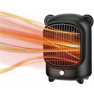 Cyslmuk - Space Heater, 500W Electric Heaters, Ceramic Fan Heaters, Personal Heaters with Overheat Protection for Home Office,Black Cyslmuk - Space Heater, 500W Electric Heaters, Ceramic Fan Heaters, Personal Heaters with Overheat Protection for Home Office,Black