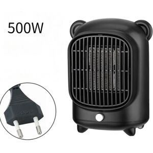 Aiperq - Space Heater, 500W Mini Electric Radiator Heater, 2 Modes Bathroom Fan Heater, Overheat and Tilt Protection for Bedroom, Home Office (Black) Aiperq - Space Heater, 500W Mini Electric Radiator Heater, 2 Modes Bathroom Fan Heater, Overheat and Tilt Protection for Bedroom, Home Office (Black)