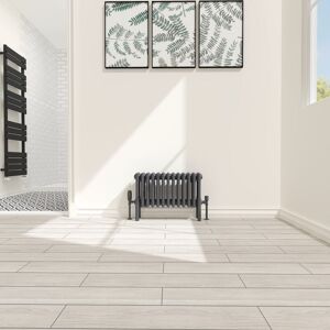 NRG - Traditional 4 Column Radiator Cast Iron Style Heating Rads Horizontal Anthracite 300x605mm NRG - Traditional 4 Column Radiator Cast Iron Style Heating Rads Horizontal Anthracite 300x605mm