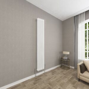 SKY - Traditional Cast Iron Style Radiator Vertical 3 Column White 1800x290mm SKY - Traditional Cast Iron Style Radiator Vertical 3 Column White 1800x290mm