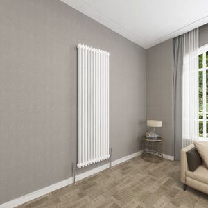 SKY - Traditional Cast Iron Style Radiator Vertical 2 Column White 1800x560mm SKY - Traditional Cast Iron Style Radiator Vertical 2 Column White 1800x560mm