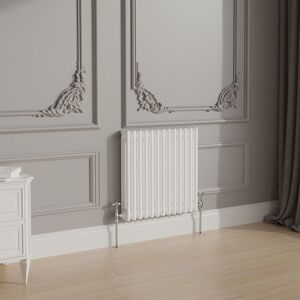 NRG - Traditional Cast Iron Style Radiator 600x607mm Horizontal 3 Column White NRG - Traditional Cast Iron Style Radiator 600x607mm Horizontal 3 Column White