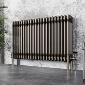NRG - Traditional Cast Iron Style Radiator Raw Metal Central Heating 4 Column 600x1010mm NRG - Traditional Cast Iron Style Radiator Raw Metal Central Heating 4 Column 600x1010mm