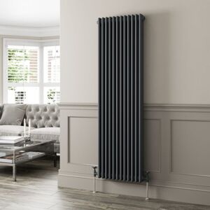 Duratherm - Anthracite Traditional Colosseum Vertical Column Radiator 1800 x 560mm Triple Duratherm - Anthracite Traditional Colosseum Vertical Column Radiator 1800 x 560mm Triple