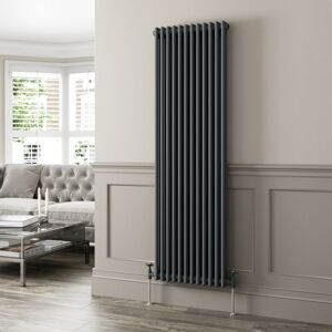 DURATHERM Anthracite Traditional Colosseum Vertical Column Radiator 1800 x 560mm Double DURATHERM Anthracite Traditional Colosseum Vertical Column Radiator 1800 x 560mm Double