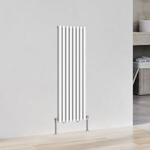 NRG - Vertical Tall Upright Oval Column Designer Radiator Central Heating Rads Double 1600x472mm White NRG - Vertical Tall Upright Oval Column Designer Radiator Central Heating Rads Double 1600x472mm White