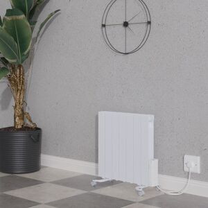 NRG - Electric Oil Filled Radiator WiFi Timer Portable Wall Mounted Thermostat Heater White 1200W NRG - Electric Oil Filled Radiator WiFi Timer Portable Wall Mounted Thermostat Heater White 1200W