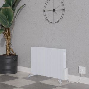 NRG - Electric Oil Filled Radiator WiFi Timer Portable Wall Mounted Thermostat Heater White 2000W NRG - Electric Oil Filled Radiator WiFi Timer Portable Wall Mounted Thermostat Heater White 2000W
