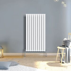 Warmehaus - 1600x682mm Vertical Radiator Flat Panel Single White Warmehaus - 1600x682mm Vertical Radiator Flat Panel Single White