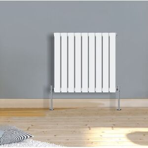Warmehaus - 600x614mm Horizontal Radiator Flat Panel Single White Warmehaus - 600x614mm Horizontal Radiator Flat Panel Single White