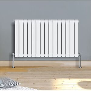 Warmehaus - 600x1022mm Horizontal Radiator Flat Panel Double White Warmehaus - 600x1022mm Horizontal Radiator Flat Panel Double White