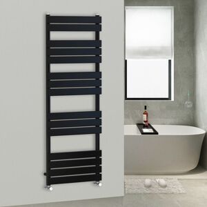 Warmehaus - 1600x600mm Flat Panel Heated Towel Rail Central Heating Towel Warmer for Bathroom Kitchen Black Warmehaus - 1600x600mm Flat Panel Heated Towel Rail Central Heating Towel Warmer for Bathroom Kitchen Black