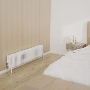 Warmehaus - 300x1460mm Traditional 4 Column White Radiator Warmehaus - 300x1460mm Traditional 4 Column White Radiator