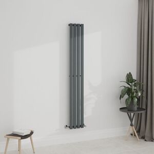 Warmehaus - Anthracite 1800x270mm Radiator Single Grey Flat Panel Warmehaus - Anthracite 1800x270mm Radiator Single Grey Flat Panel