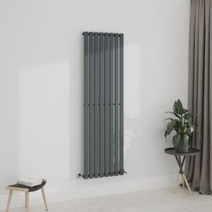 Warmehaus - Anthracite 1800x550mm Radiator Single Grey Flat Panel Warmehaus - Anthracite 1800x550mm Radiator Single Grey Flat Panel