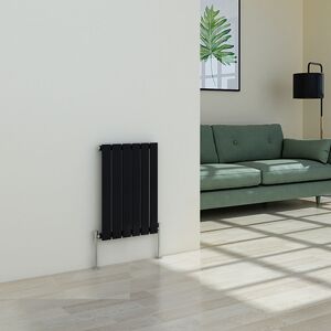 Warmehaus - Flat Panel Black Radiator Horizontal Single 600x408mm Warmehaus - Flat Panel Black Radiator Horizontal Single 600x408mm
