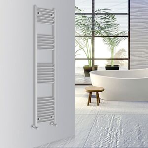 Warmehaus - Curved Bathroom Heated Towel Rail 1800x500mm Chrome Warmehaus - Curved Bathroom Heated Towel Rail 1800x500mm Chrome