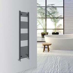 Warmehaus - Curved Bathroom Heated Towel Rail 1600x400mm Anthracite Warmehaus - Curved Bathroom Heated Towel Rail 1600x400mm Anthracite