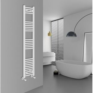 Warmehaus - Curved White Bathroom Ladder Radiator 1600x300mm Warmehaus - Curved White Bathroom Ladder Radiator 1600x300mm