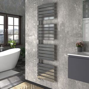 Warmehaus - Heated Towel Radiator Flat Panel Gunmetal 1800x500mm Warmehaus - Heated Towel Radiator Flat Panel Gunmetal 1800x500mm