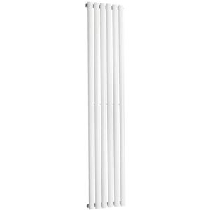 Warmehaus - Vertical Oval Panel Single Radiator White 1800 x 355mm Warmehaus - Vertical Oval Panel Single Radiator White 1800 x 355mm