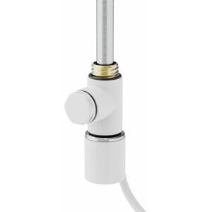 Warmehaus - Electric Heating Element Dual Fuel + Cover Cap + t Piece with End Plug for Heated Towel Rail Warmer Bathroom Radiators 300W White Warmehaus - Electric Heating Element Dual Fuel + Cover Cap + t Piece with End Plug for Heated Towel Rail Warmer Bathroom Radiators 300W White