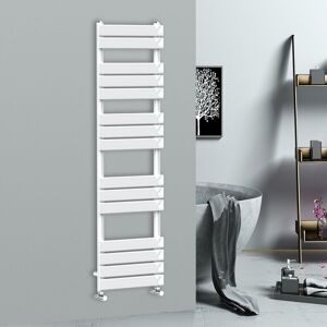 Warmehaus - Flat Panel Bathroom Heated Towel Rail Radiator Ladder White 1600x450mm Warmehaus - Flat Panel Bathroom Heated Towel Rail Radiator Ladder White 1600x450mm