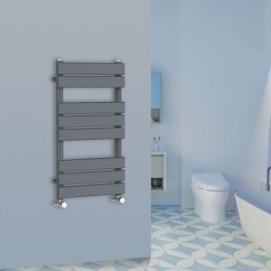 WarmeHaus Flat Panel Bathroom Heated Towel Rail Radiator Ladder Anthracite 800x450mm WarmeHaus Flat Panel Bathroom Heated Towel Rail Radiator Ladder Anthracite 800x450mm