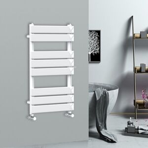 Warmehaus - Flat Panel Bathroom Heated Towel Rail Radiator Ladder White 800x450mm Warmehaus - Flat Panel Bathroom Heated Towel Rail Radiator Ladder White 800x450mm