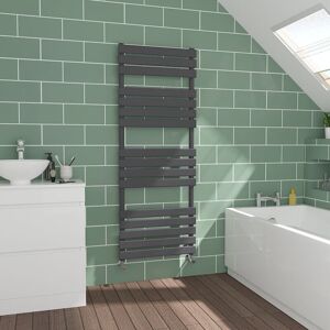Warmehaus - Flat Panel Sand Grey Bathroom Heated Towel Radiator 1600x600mm Warmehaus - Flat Panel Sand Grey Bathroom Heated Towel Radiator 1600x600mm