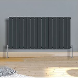Warmehaus Horizontal Radiator Flat 600 x 1158mm Double Anthracite Warmehaus Horizontal Radiator Flat 600 x 1158mm Double Anthracite
