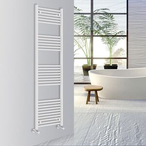 Warmehaus - Straight Bathroom Heated Towel Rail Warmer Radiator Central Heating 1800x500mm White Warmehaus - Straight Bathroom Heated Towel Rail Warmer Radiator Central Heating 1800x500mm White
