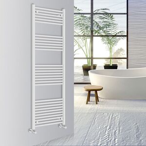 Warmehaus - Straight Bathroom Heated Towel Rail Warmer Radiator Central Heating 1800x600mm White Warmehaus - Straight Bathroom Heated Towel Rail Warmer Radiator Central Heating 1800x600mm White