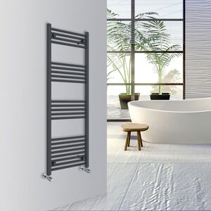 Warmehaus Straight Bathroom Heated Towel Rail Warmer Radiator Central Heating 1400x500mm Anthracite Warmehaus Straight Bathroom Heated Towel Rail Warmer Radiator Central Heating 1400x500mm Anthracite