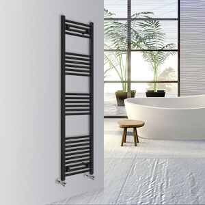 Warmehaus Straight Bathroom Heated Towel Rail Warmer Radiator Central Heating 1600x400mm Black Warmehaus Straight Bathroom Heated Towel Rail Warmer Radiator Central Heating 1600x400mm Black